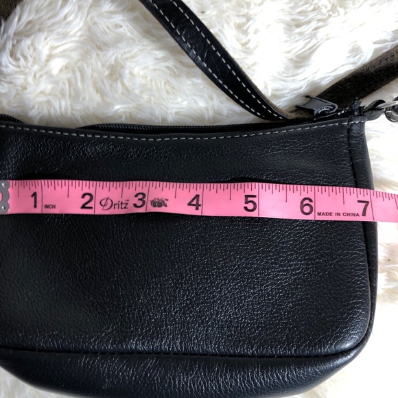 Harley-Davidson Black Leather Crossbody Bag